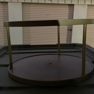 Double level Turn shelf for spices, jars or snacks